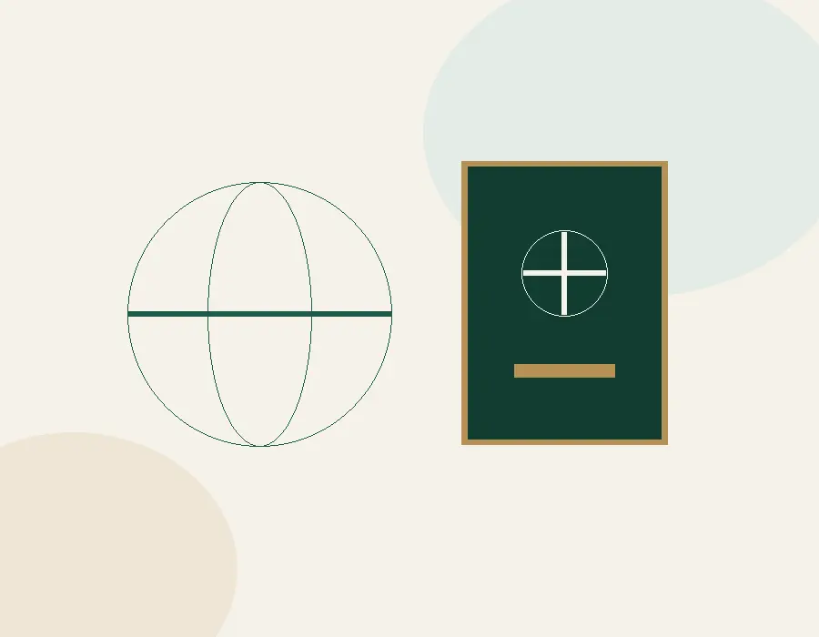 Illustration representing overseas marriage certificate assistance